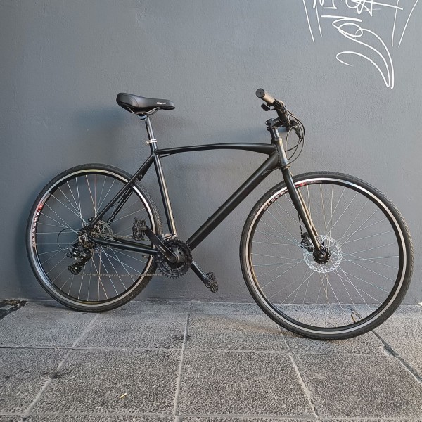 Bicicleta Urbana Hibrida| R28 | Aluminio | Con disco | 21v - SIMIL GRAVEL